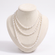 Collier de perles en multirang, vue de face