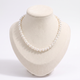 Collier de perles nacrées 14 mm, vue de face