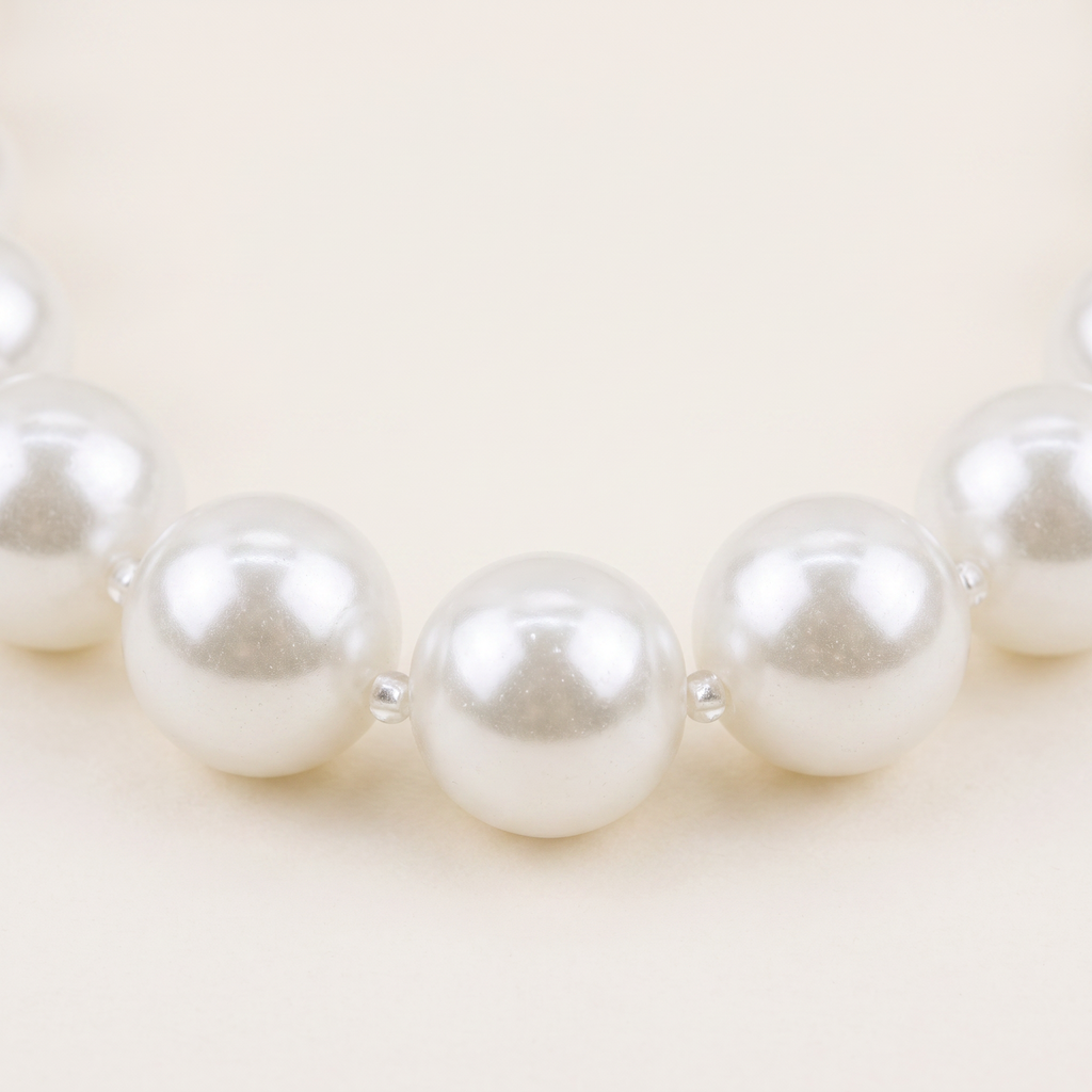 Collier ras de cou, détail du motif