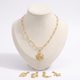 Collier soleil à breloques, ensemble à composer, vue de face