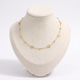 Collier ras de cou étoile, vue de face, doré