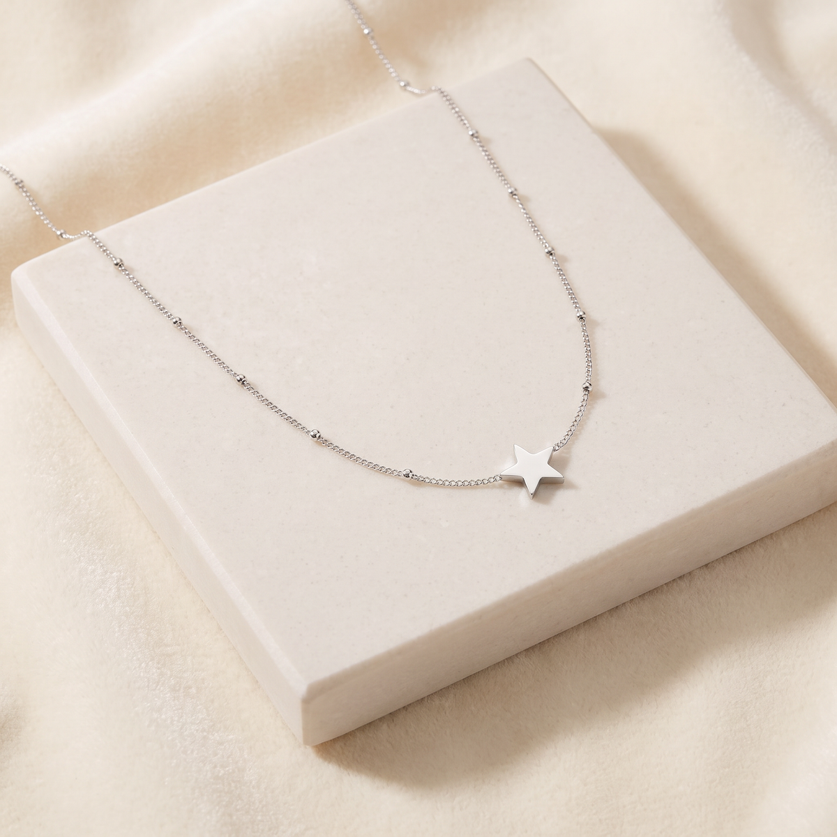 Collier étoile — Argenté