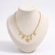 Collier charms étoile de mer doré, vue de face